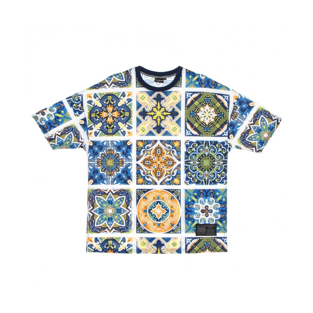 maglietta uomo maioliche pattern tee MULTI