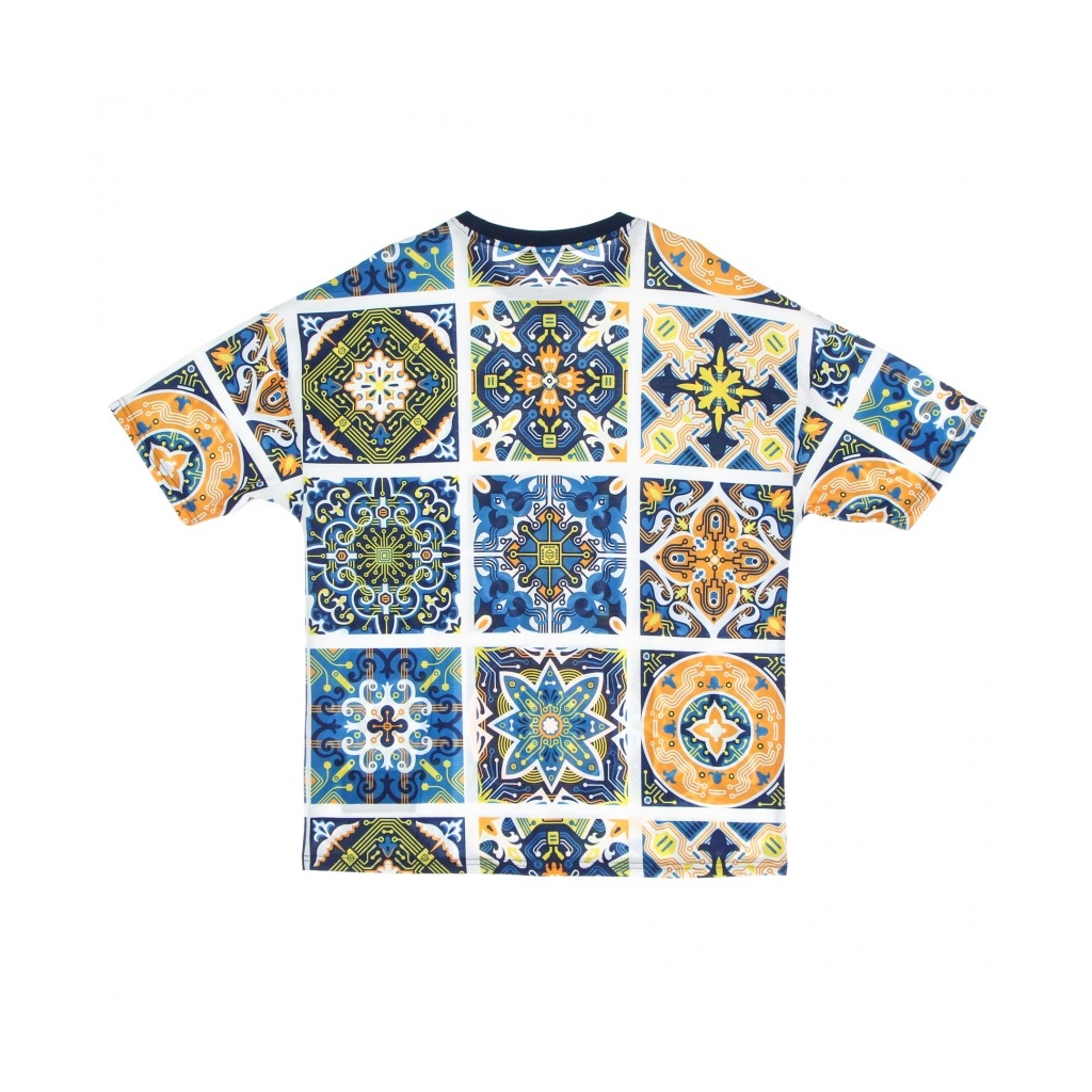 maglietta uomo maioliche pattern tee MULTI