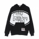 felpa cappuccio uomo nfl big face 30 hoodie saf49e BLACK