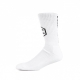 calza media uomo woven frontal hexagon socks WHITE/BLACK