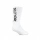 calza media uomo woven frontal hexagon socks WHITE/BLACK