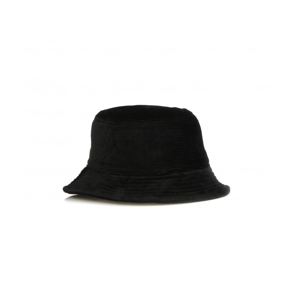 cappello da pescatore uomo cord bucket hat BLACK | Bowdoo.com