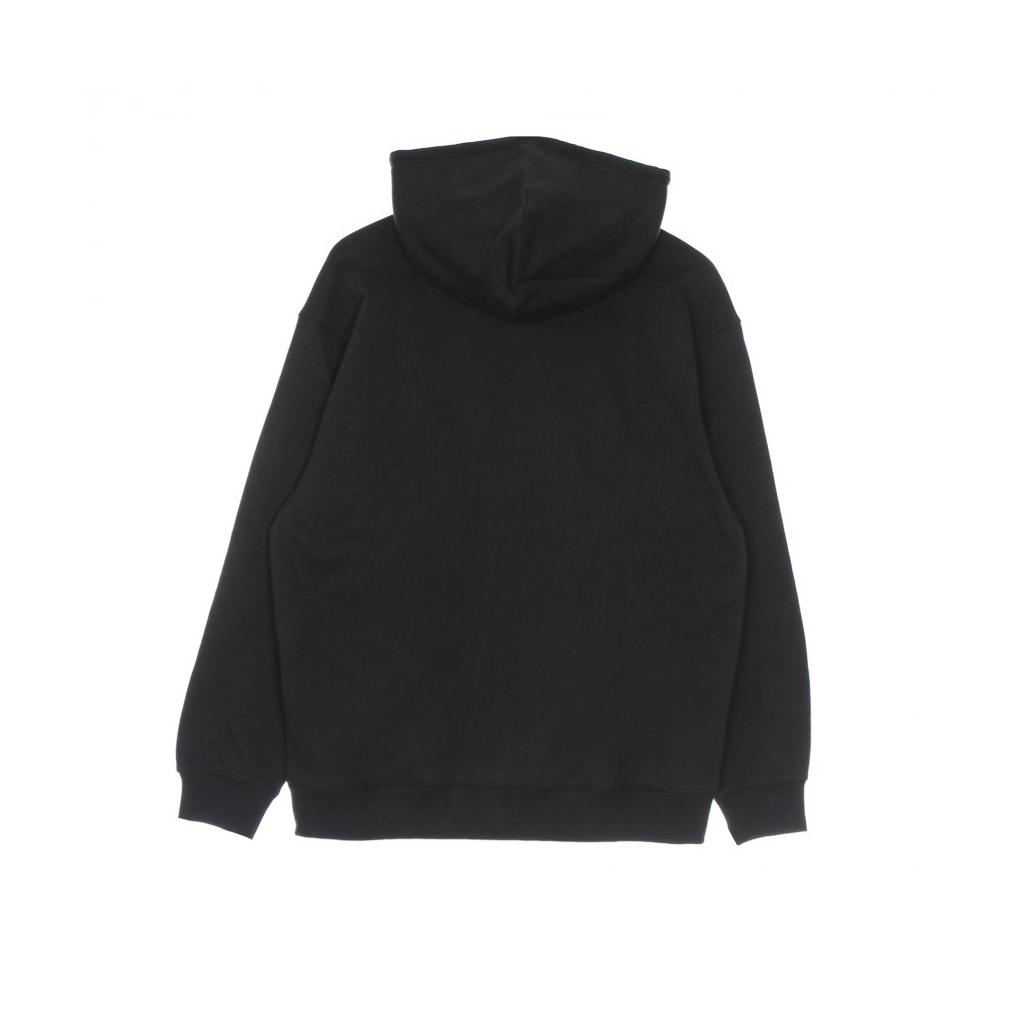 felpa cappuccio donna w hooded sweat BLACK/WHITE