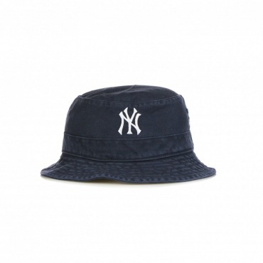 Team Tab Tapered Bucket New York Yankees Navy Black - Cappello da Pescatore  Uomo Blu