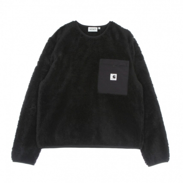 felpa girocollo donna w jackson sweat BLACK/BLACK