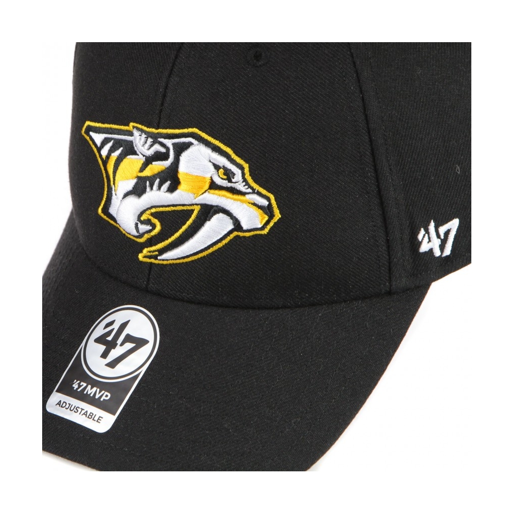 cappellino visiera curva uomo nhl mvp naspre BLACK