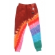 pantalone tuta leggero uomo og prisma embroidered sweatpants TIE DYE RED