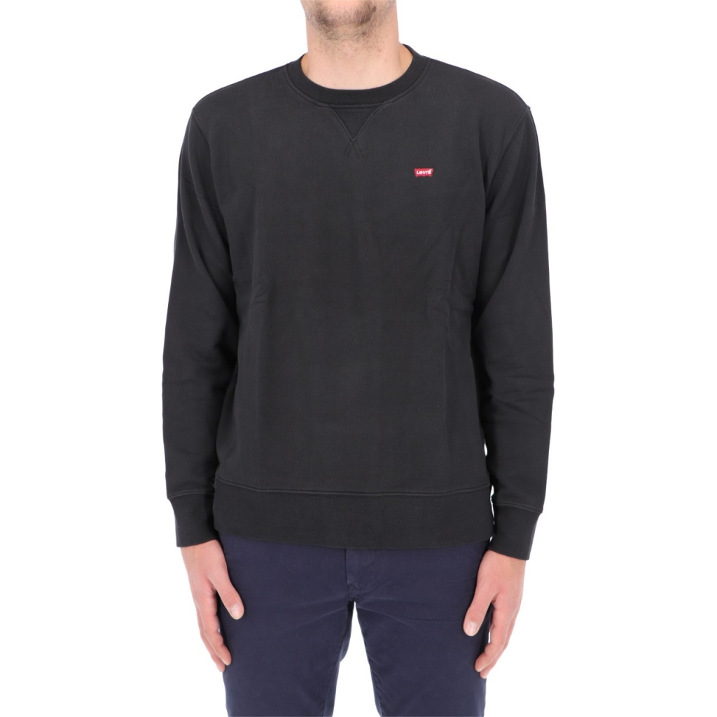 Felpa Levis Uomo New Original Crew Girocollo 0003 BLACK