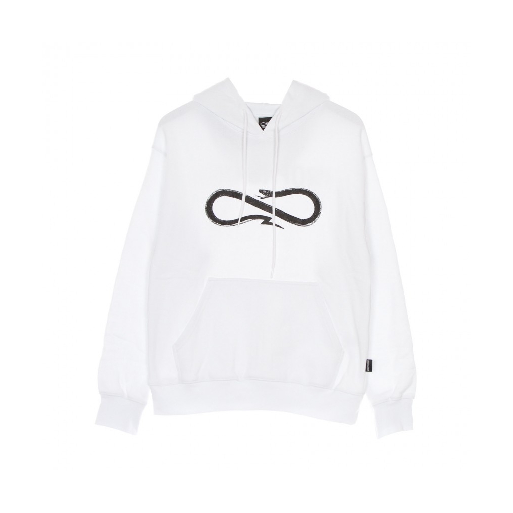 felpa cappuccio uomo logo hoodie WHITE