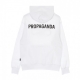 felpa cappuccio uomo logo hoodie WHITE