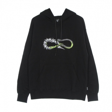 felpa cappuccio uomo scarful hoodie BLACK