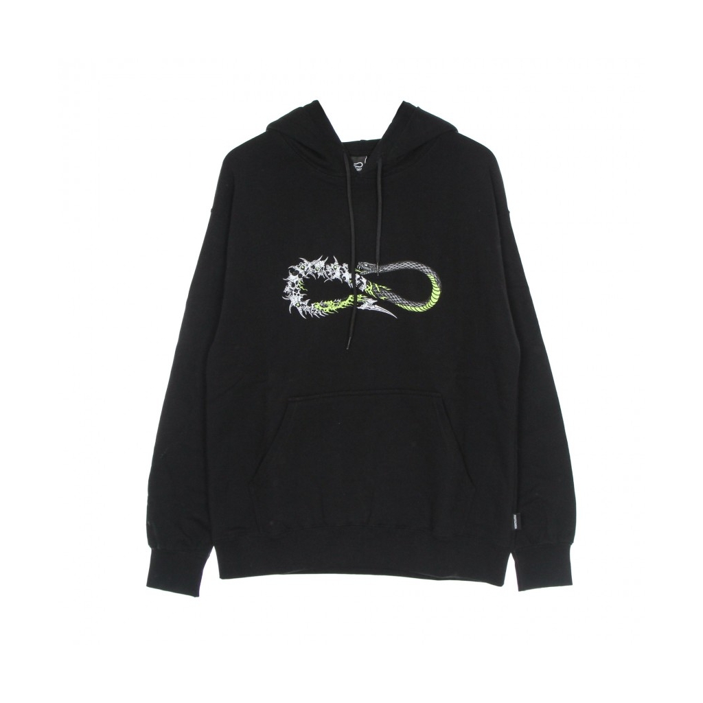 felpa cappuccio uomo scarful hoodie BLACK