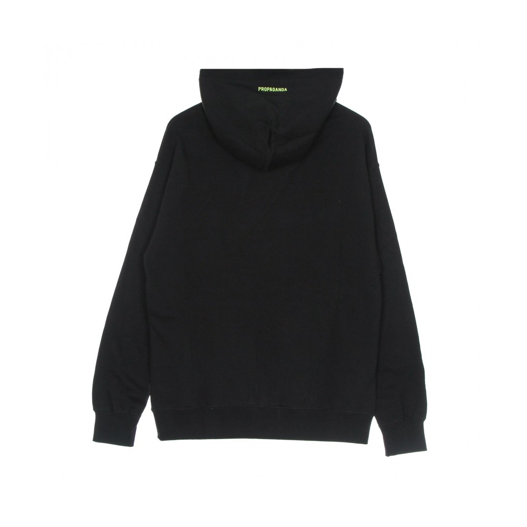 felpa cappuccio uomo scarful hoodie BLACK