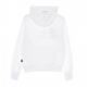 felpa cappuccio uomo logo fire hoodie WHITE