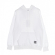 felpa cappuccio uomo ribs icon priest hoodie WHITE