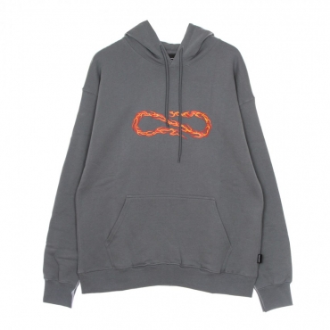 felpa cappuccio uomo xv flame hoodie GREY W