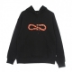 felpa cappuccio uomo xv flame hoodie BLACK