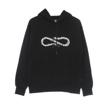 felpa cappuccio uomo xv bones hoodie BLACK