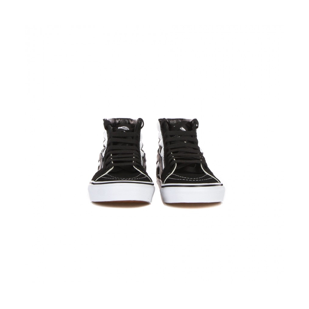 scarpa alta uomo sk8-hi flame BLACK/WHITE