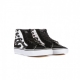 scarpa alta uomo sk8-hi flame BLACK/WHITE