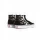 scarpa alta uomo sk8-hi flame BLACK/WHITE