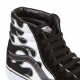 scarpa alta uomo sk8-hi flame BLACK/WHITE