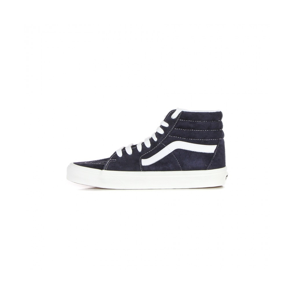 scarpa alta uomo sk8-hi pig suede MID BLUE/WHITE