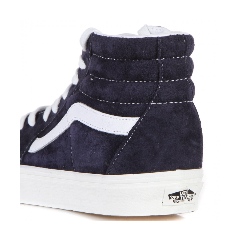 scarpa alta uomo sk8-hi pig suede MID BLUE/WHITE