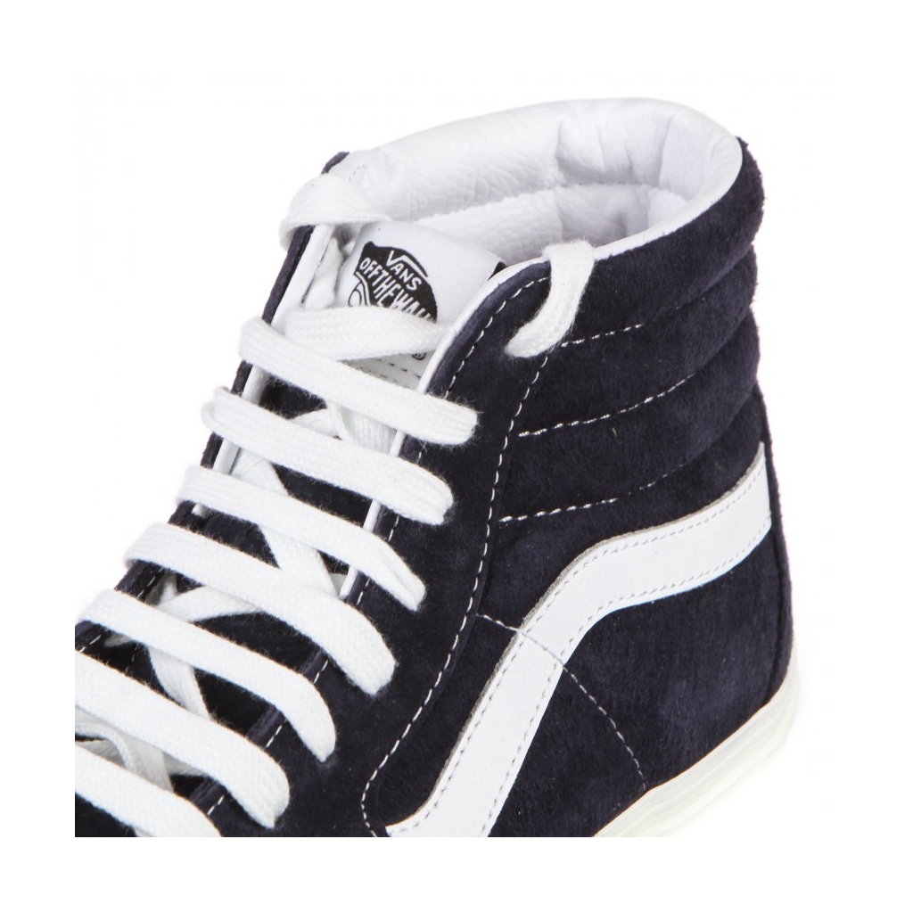 scarpa alta uomo sk8-hi pig suede MID BLUE/WHITE