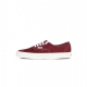 scarpa bassa uomo authentic pig suede POMEGRANATE/WHITE