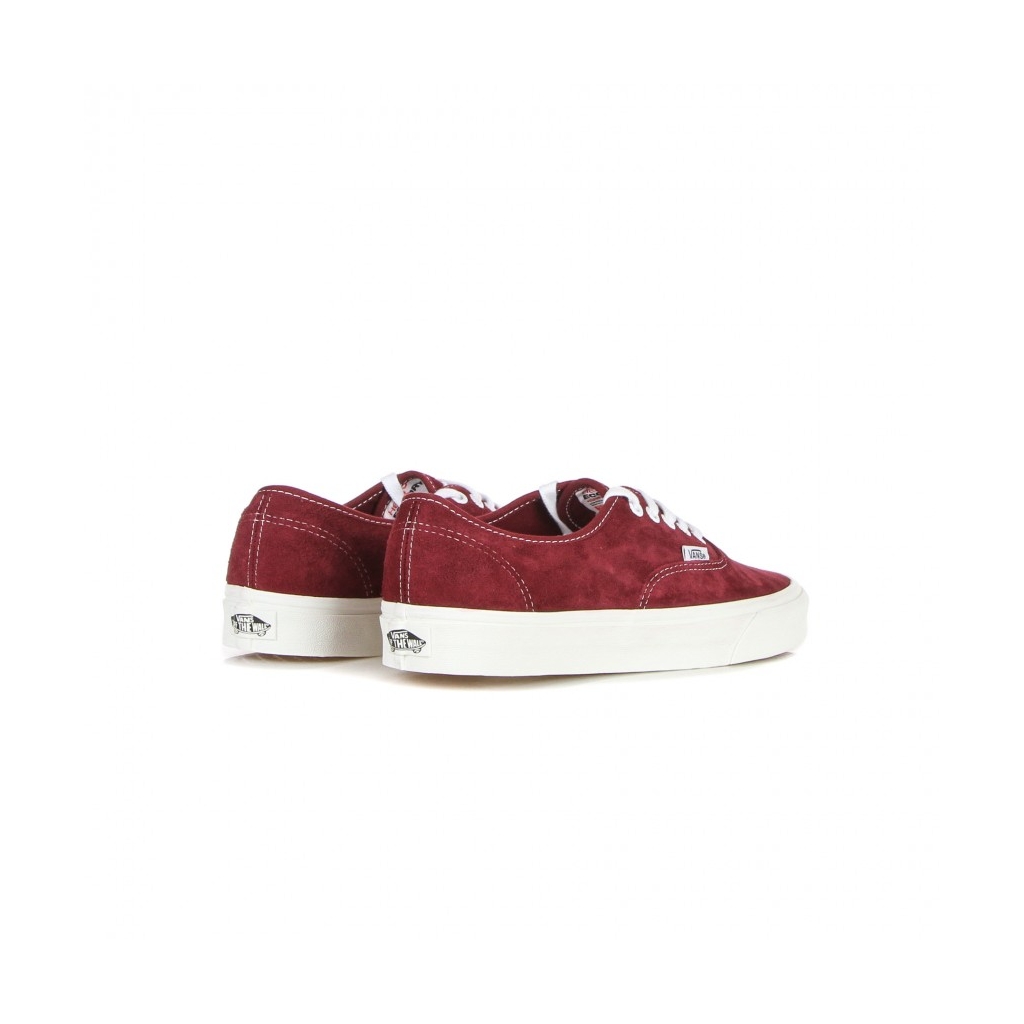 scarpa bassa uomo authentic pig suede POMEGRANATE/WHITE