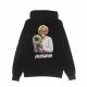 felpa cappuccio uomo scarful she hoodie BLACK