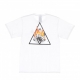 maglietta uomo hot dice triple triangle tee WHITE