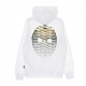 felpa cappuccio uomo ribs icon mask hoodie WHITE