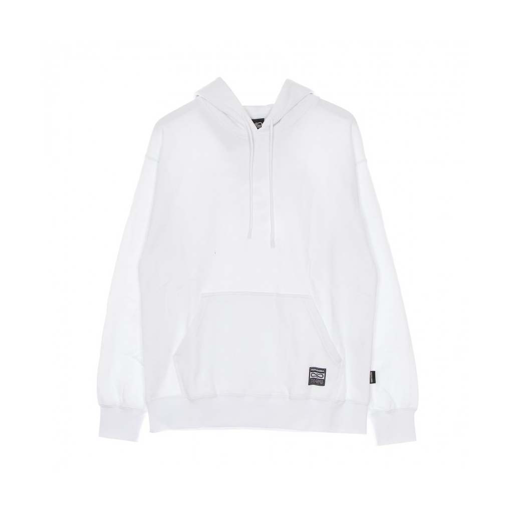 felpa cappuccio uomo ribs icon mask hoodie WHITE