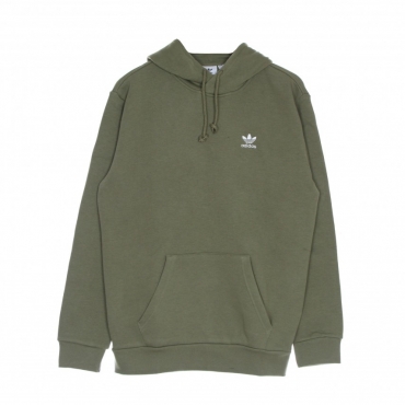 felpa cappuccio uomo essentials adicolor trefoil hoody ORBIT GREEN