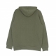 felpa cappuccio uomo essentials adicolor trefoil hoody ORBIT GREEN