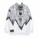 felpa cappuccio uomo bench duomo rovesciato hoodie over WHITE/GREY