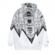 felpa cappuccio uomo bench duomo rovesciato hoodie over WHITE/GREY