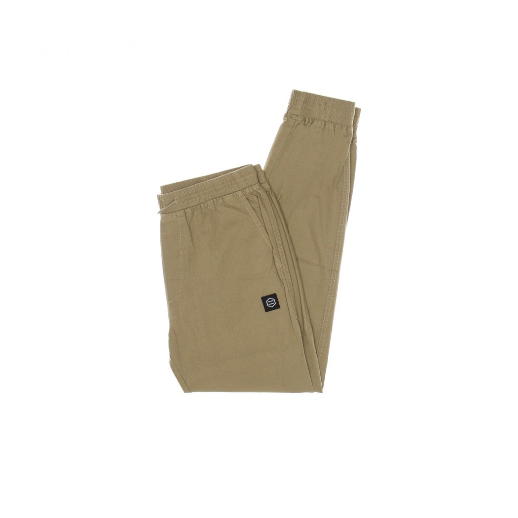 pantalone lungo uomo jogger ripstop BEIGE