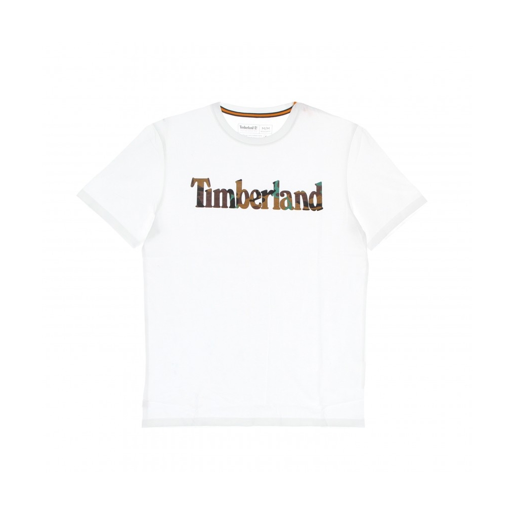 maglietta uomo camo linear tee WHITE