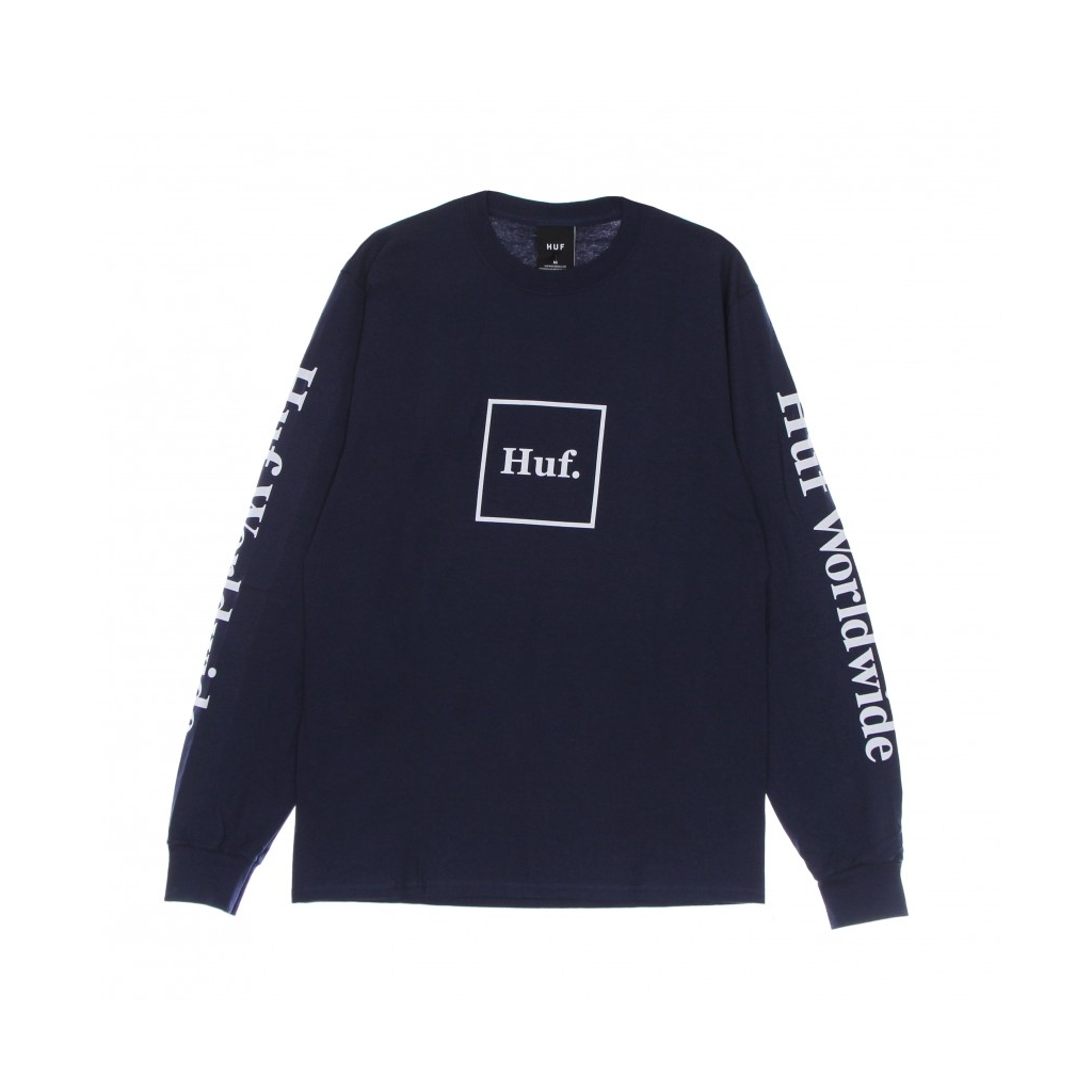 maglietta manica lunga uomo domestic l/s tee NAVY | Bowdoo.com