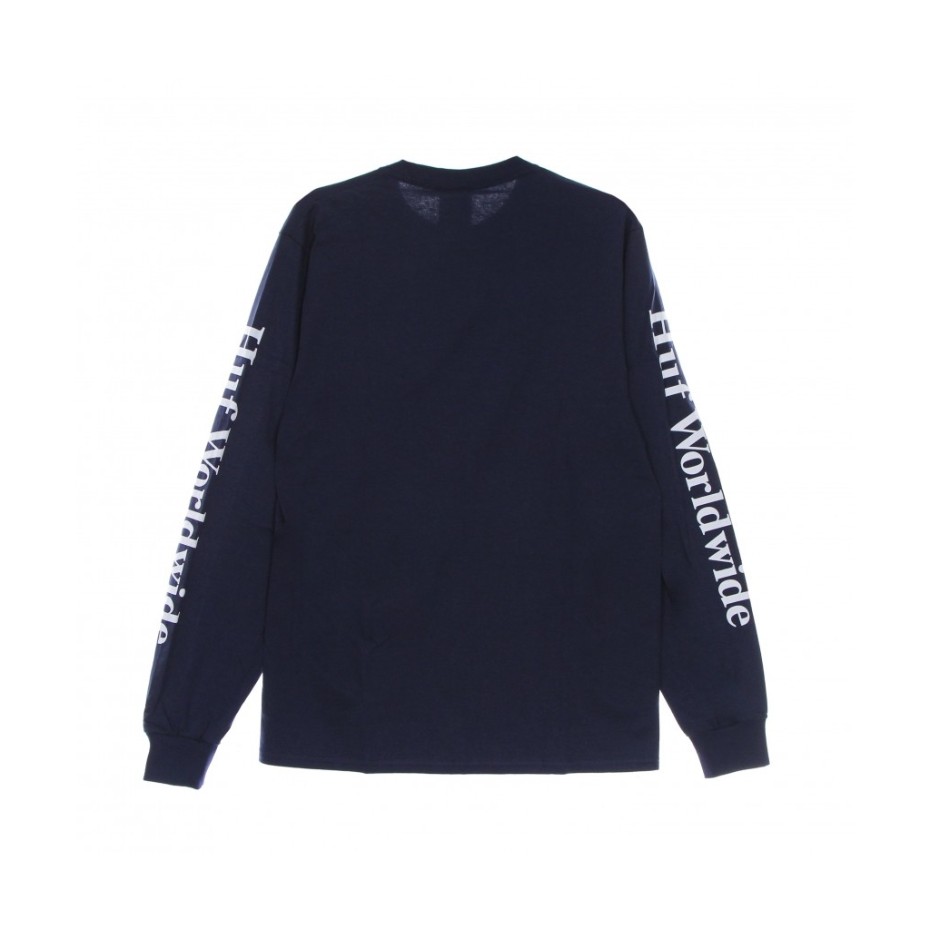 maglietta manica lunga uomo domestic l/s tee NAVY | Bowdoo.com