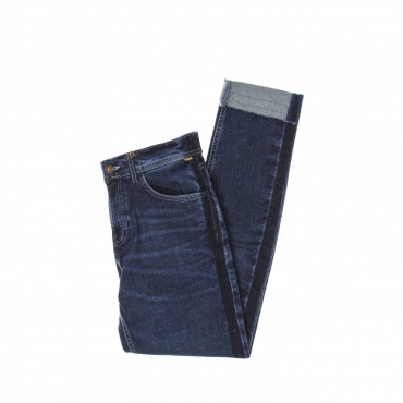 jeans uomo washed tapered denim DARK WASH