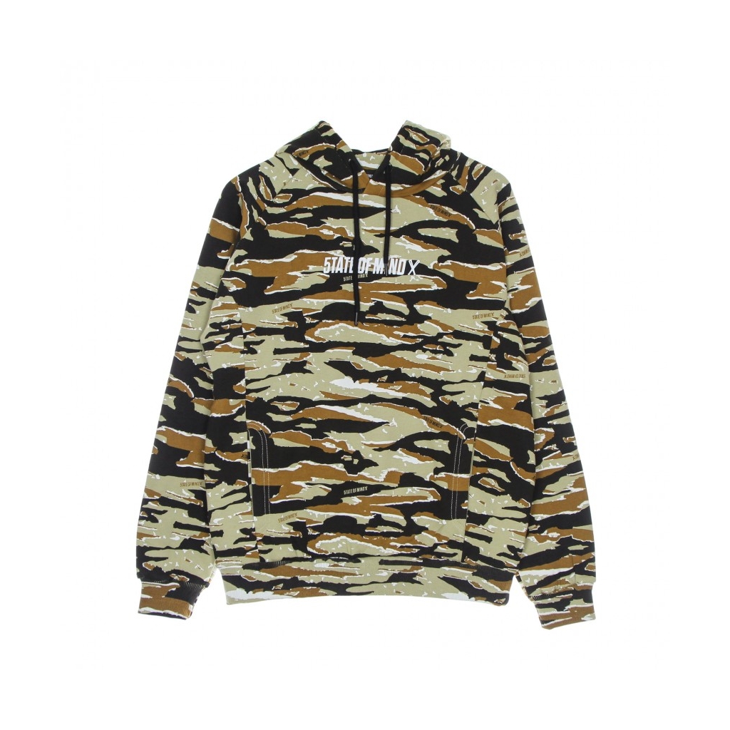 felpa cappuccio uomo box logo hoodie CAMOUFLAGE