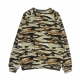 felpa girocollo uomo box logo crewneck CAMOUFLAGE