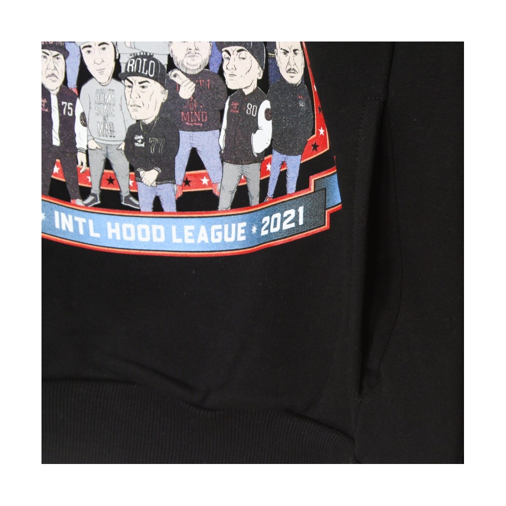 felpa cappuccio uomo 10th years anniversary league hoodie BLACK