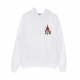 felpa cappuccio uomo street olympics hoodie WHITE