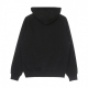 felpa cappuccio uomo conspiracy hoodie BLACK