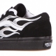 scarpa bassa bambino old skool metallic flame BLACK/SILVER